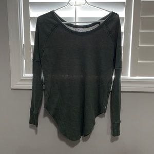 Aritzia TNA Alder Thermal: Green